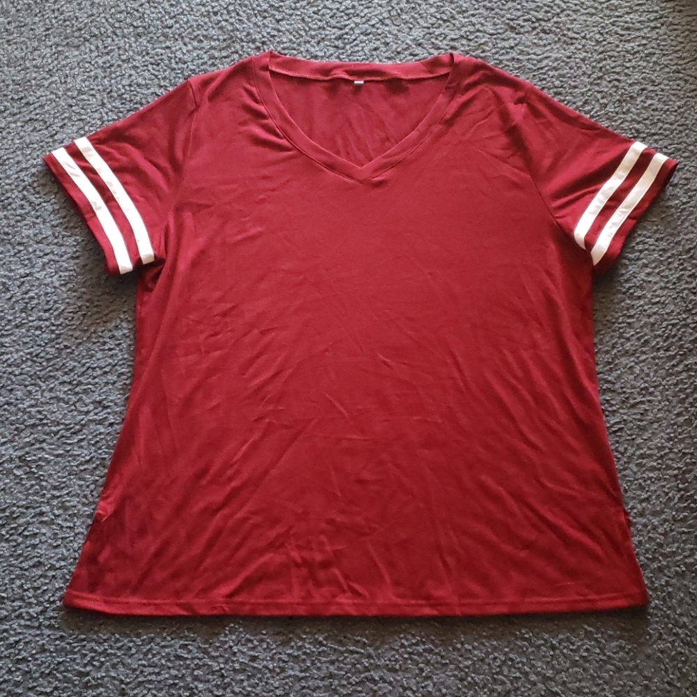 Womens stripe tee 2x